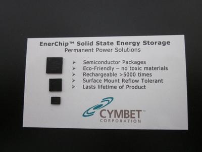 Cymbet芯片级封装可充电固态电池Enerchip将颠覆电池产业?